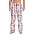 thumbnail image 2 of Goofa Hello Easter Printed Soft Pajama Pants for Men, Wide Leg Comfy Casual Lounge Yoga Pants-XX-Large, 2 of 9