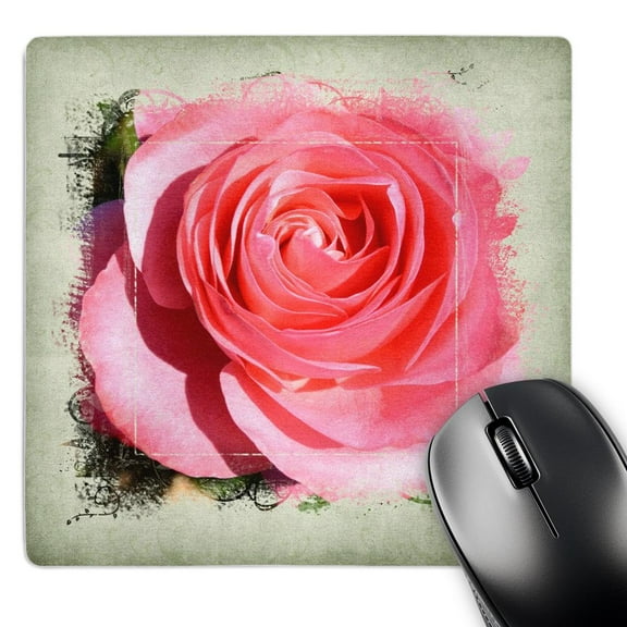 3dRose, Rose Light Framed- Flowers- Romantic Photography, MousePad