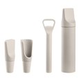 thumbnail image 1 of Blomus 64255 Ensemble d'Accessoires pour Vin ILO, Moonbeam - Ensemble de 4, 1 of 1