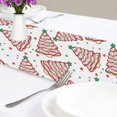 thumbnail image 6 of Ryvnso Christmas Tree Cakes Table Runner Tablecloth Home Decoration 13 x 70 inches, 6 of 6