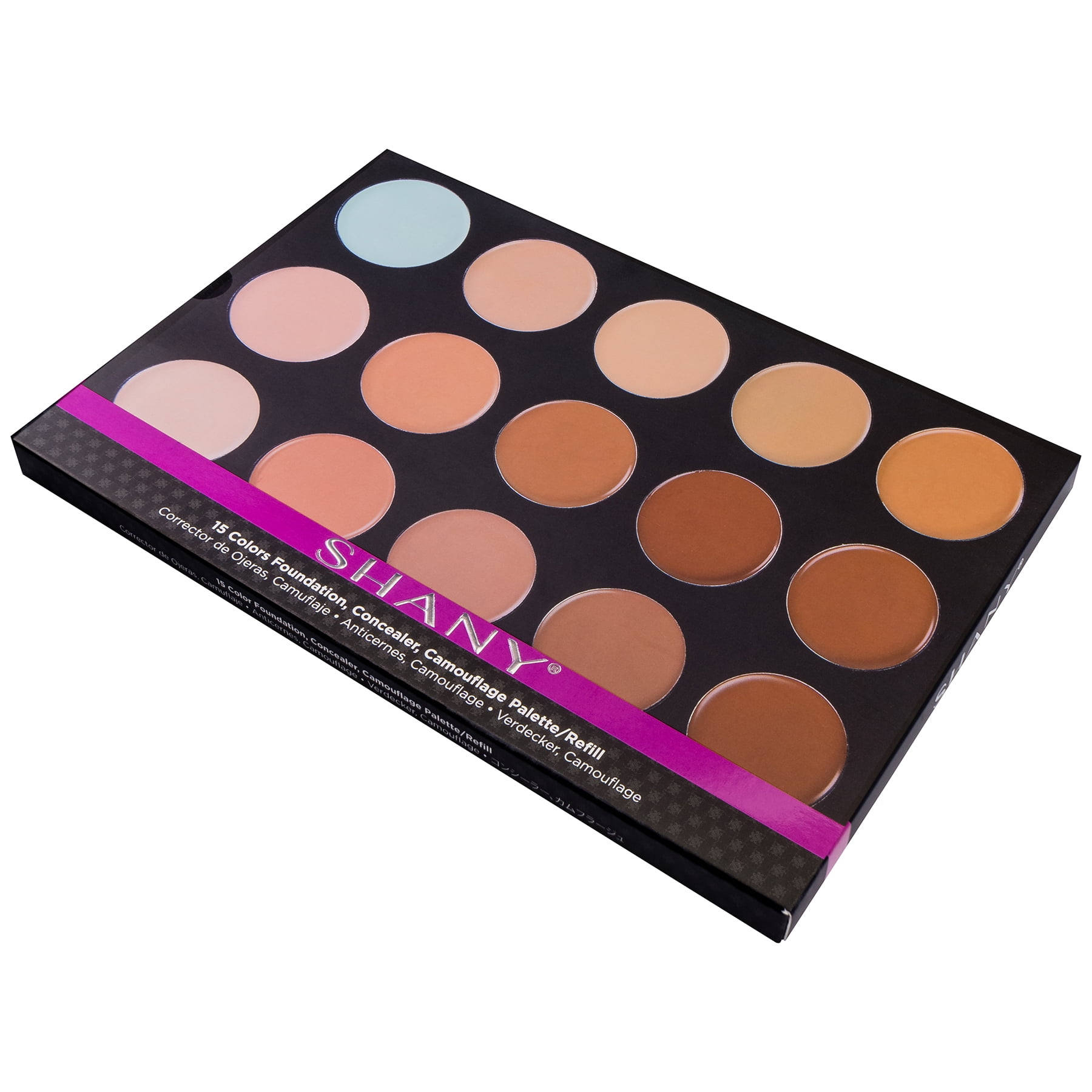 SHANY CONTOUR CAMO Professional Cream Foundation Color Palette ,Foundation Primer ,Camouflage Concealer Makeup Palette - Contour Camo