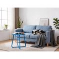 thumbnail image 5 of Decksplore Metal Outdoor Patio Side Table, Round Weather Resistant End Table, Peacock Blue, 5 of 6