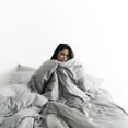 thumbnail image 4 of Miracle Extra Luxe Cotton 500 Thread Count Bed Sheet Set, King Size, Stone, 4 of 6