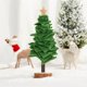 thumbnail image 5 of Farfi Árbol de Navidad de Escritorio Mano de Obra Fina Sin Olor Estilo navideño Decoración Hecha a Mano de Tacto Suave Decoración de Mesa de árbol de Navidad portátil 3D para Navidad, 5 of 5
