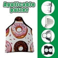 thumbnail image 3 of Golf Mallet Putter Cover Premium Leather Golf Putter Head Cover with Magnetic Closure Golf Cover for Men and Women Donut Pattern, 3 of 8