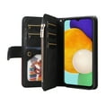 thumbnail image 4 of Compatible with Samsung Galaxy A04S Wallet Case with Card Slots PU Leather Zipper Flip Folio Cover, 4 of 5