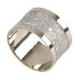 thumbnail image 1 of Saro Lifestyle Juego De Servilleteros Con Diseño Brillante De 4 Piezas En Plata, 1 of 3