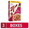 Kellogg's Special K Breakfast Cereal, Family Breakfast, Fiber Cereal, Family Size, Red Berries