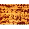 thumbnail image 1 of Ahgly Company Machine Washable Indoor Rectangle Abstract Yellow Modern Area Rugs, 7' x 9', 1 of 4