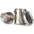 thumbnail image 2 of Brush Washing Bucket Stainless Steel Material Easy Carry Painting Supply with Filter for Art Student Painter, 2 of 5