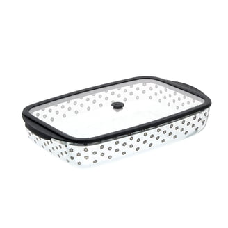 Rubbermaid DuraLite Glass Bakeware Set – 8-Piece, Oven Safe To 550°F, Lightweight & Chip-Resistant, Includes Baking Dishes & Ramekins