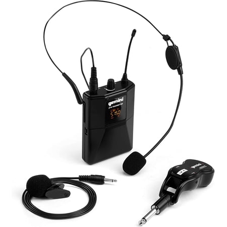 UPC: 0747705007803 | gemini GMU-HSL100: UHF Wireless Microphone System