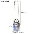 thumbnail image 2 of FORMRS Crossbody Bag for Women Quilted Travel Shoulder Cell Phone Purse with Chain Strap Handbag, Blue Halloween, 2 of 7