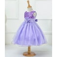 thumbnail image 3 of Bilo Lovely Sequin Flower Girl Dress, 5 Colors (2-3 Years, Purple), 3 of 5