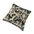 thumbnail image 2 of Rateoe Black Palm Leaves Pattern Throw Pillow Cover Premium Pillow Stuffer Sham Square for Decorative Cushion Bed Couch Sofa(Pillow insert not included), 2 of 8