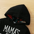 thumbnail image 6 of Kids Baby Girl Toddler MAMA's Outfit Clothes Hoodies Hooded Tops Floral Pants 2Pcs Set, 6 of 8