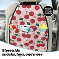 thumbnail image 4 of Cute Berry Star Pink Mats Back Seat Protectors, Car Seat Protector Vehicle Organizers Waterproof Cover Back Seat Cover for Kids with 3 Storage Pockets 2 Pack, 4 of 5
