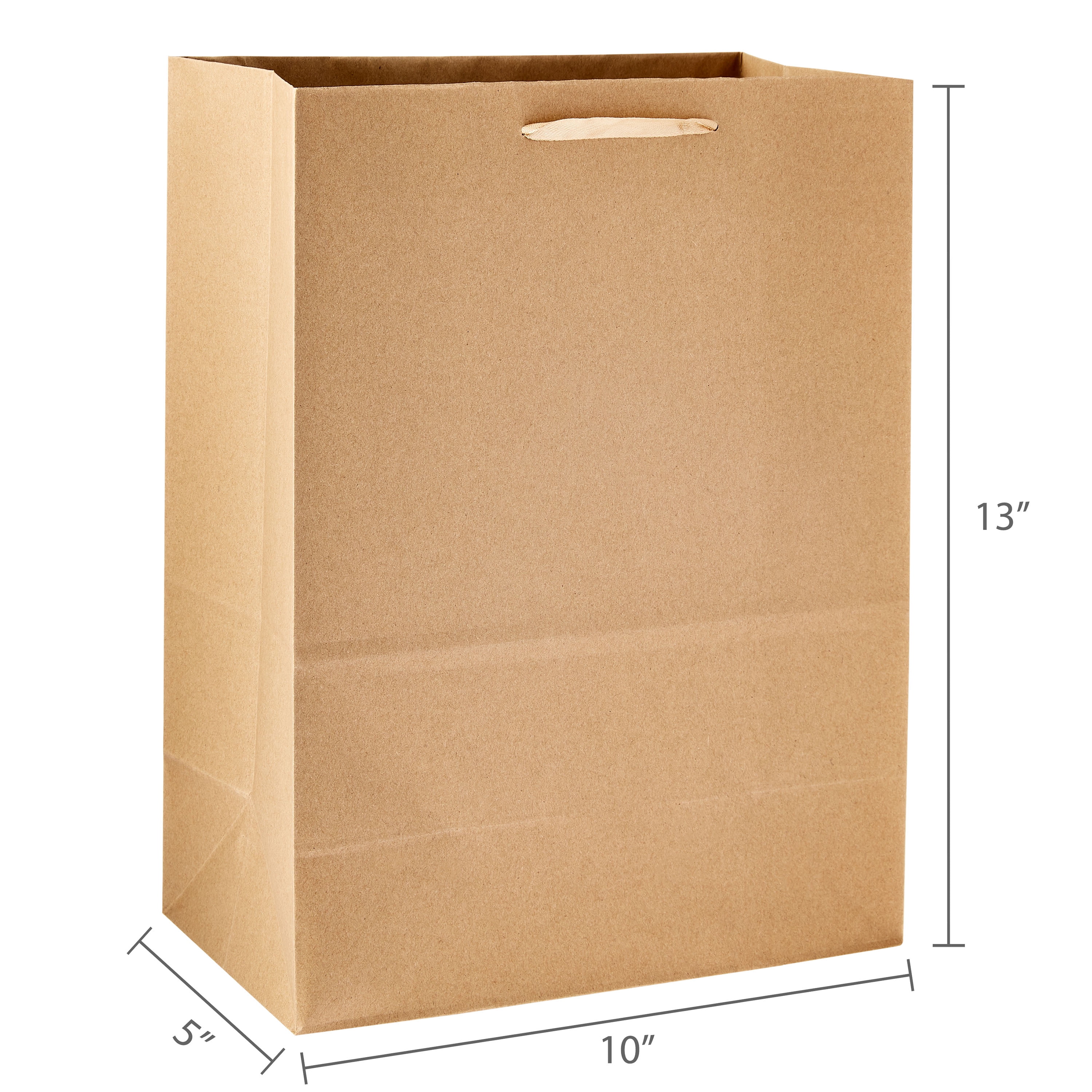 Hello Hobby X-Large Kraft Paper Bags, 10" x 13", 10 Count
