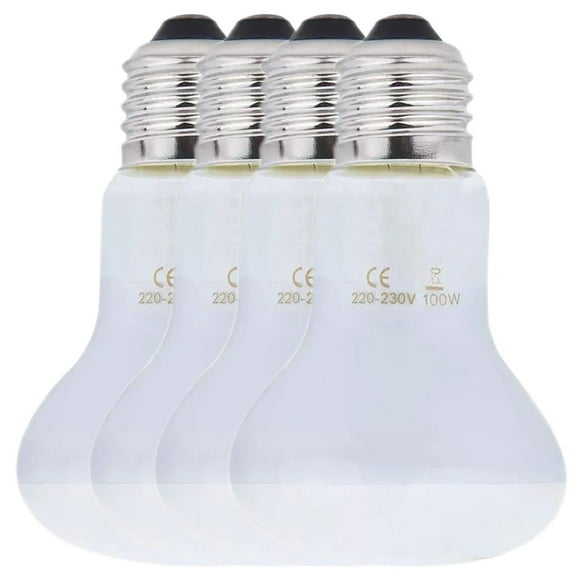 MiniLamparas de Calor VentDepot RadiGlowWhite 4Pzas 220V 100W Luz Blanca