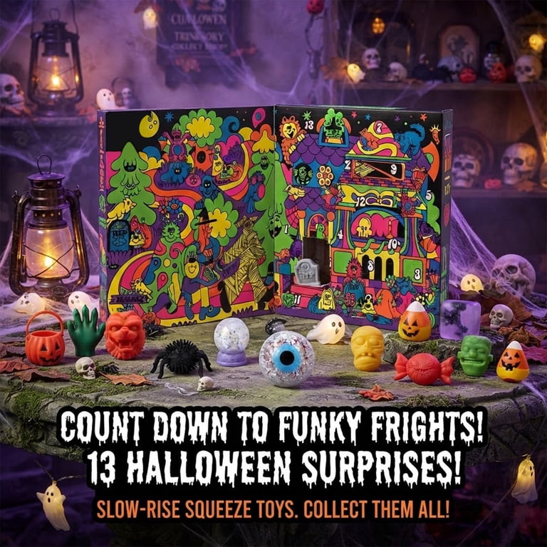 NumWeiTong Funky Frights Toy, Squish Countdown Advent Calendar