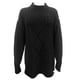 thumbnail image 3 of ICHUANYI Liquidación Jersey extragrande con cuello redondo para mujer Otoño Cable Knit Manga larga Chunky Short Sweaters Vestidos ICHUANYI WER202308172442, 3 of 4