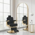 thumbnail image 3 of BarberPub Heavy Duty Metal Barber Chair All Purpose Recline Salon Beauty Spa Styling Equipment 3825, 3 of 9