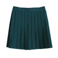 thumbnail image 2 of Beautifulfashionlife Faldas plisadas de color verde bosque de cintura alta de uniforme escolar para mujer (M verde oscuro), 2 of 5