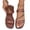 Brown, variant on Dressy Wedge Sandals for Women: Summer Casual Wedge Strappy Arch Support Comfortable Walking Womens Wedges Sandal Outdoor Shoes