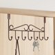 thumbnail image 4 of Fiudx Perchero para Puerta, Versátil, de Acero Resistente, Ahorra Espacio, Duradero para Baño o Dormitorio, Fácil de Instalar, 41,7 X 22,2 X 5 Cm., 4 of 6