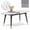 Marble Print, variant on Elle Decor Clemintine Coffee Table Walnut