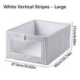 thumbnail image 2 of Weloille Foldable Closet Storage Box, Clothes Storage Basket Storage Box Miscellaneous Clothes Pants Storage Artifact, Toy Storage Box (27.5x17x40cm), 2 of 2