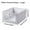 White, variant on XMMSWDLA Storage Baskets for Organizing, Large Rectangular Storage Bin, Fabric Folding Organizer for Closet, Toys, Clothes, Home, Office,