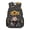 Black Leopard Sunflower Highland Cow, variant on chaqlin Police Car Backpack for School Girls Travel Daypack Elementary School Bag Lightweight Large Capacity Rucksack