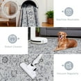thumbnail image 6 of 9x12 Boho Rug Soft Large Area Rug Non-Slip Non-Shedding Faux Wool Vintage Rug for Living Room Kids Playroom Dining Room (Grey), 6 of 7