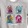 thumbnail image 3 of Monster High - Character Grid - Toddler And Youth Crewneck Fleece Sweatshirt, 3 of 5