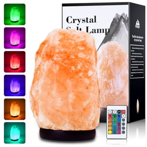 DAYBETTER Himalayan Salt Lamp, 16 Colors with Remote Control