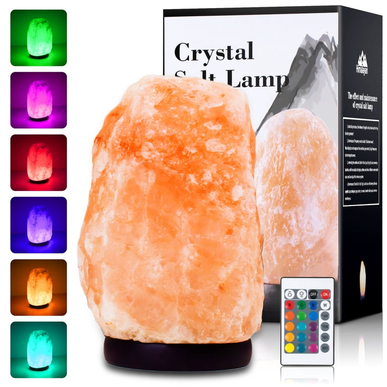 DAYBETTER Himalayan Salt Lamp, 16 Colors with Remote Control photo 1