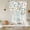 White, variant on Teal Orange Eucalyptus Tie Up Curtains 45 Inches Long, Kitchen Window Curtains Over Sink, Weeping Botanical Leaves Small Window Curtains Shade Balloon Curtains Valances for Bedroom/Cafe 34"x45"