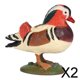 thumbnail image 1 of 2x de Mandarín de Simulación, Adorno de Escultura , Accesorios Educativos, S de Aves de Corral para Decoración para Hogar, 2 piezas, 1 of 7