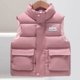 thumbnail image 1 of Cowsor Kids Winter Zipper Puffer Vest Lightweight Sleeveless Outwear Puffy Vests, 1 of 6