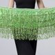 thumbnail image 3 of Gibobby ganchos para faldas con pinzas Borla Mini Wrap Falda Traje Club Falda(Verde, Talla única), 3 of 5