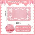 thumbnail image 5 of Pink Bow Rug Bathroom Cute Mat Non Slip for Bathroom Bedrooms 16" × 24", 5 of 5