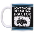 thumbnail image 2 of ThisWear Tractor Gifts for Men I Don't Snore I Dream I'm a Tractor Funny Farming Gifts 11 ounce 2 Pack Coffee Mugs Black, 2 of 4