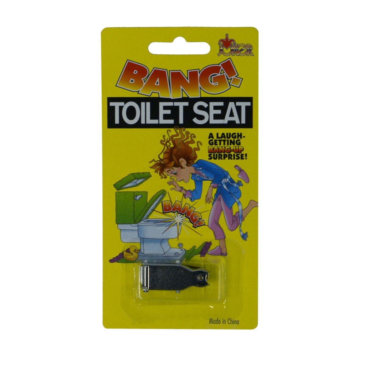 Exploding BANG TOILET SEAT Gimmick Joke Gag Magic Trick Plastic Caps Prank 