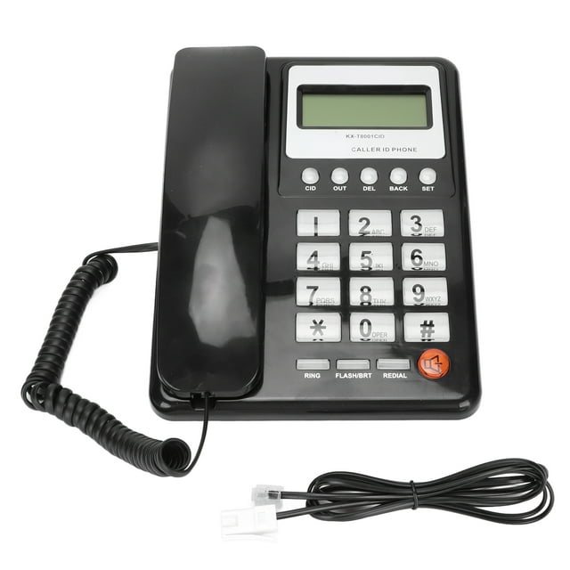 KX-T8001CID, ID De Llamadas De Volumen Ajustable, Teléfono Fijo Con Cable Para El Hogar, Teléfono Con Cable De Sistema Dual FSK DTMF Para Oficina, Habitación De Hotel