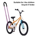 thumbnail image 5 of Sioweci Children Bike Safety Trainer Handle Non-slip Sponge Wrapped Heavy Duty Kids Cycling Learning Bike Balance Push Bar Bike Accessories Pink, 5 of 13