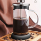 thumbnail image 5 of Cafetera de prensa francesa de acero inoxidable, cafetera de vidrio, cafetera manual multifuncional, accesorios para café, 350 ml, 5 of 6