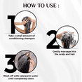 thumbnail image 4 of Belitaas Luxury Conditioning Shampoo with Rice Water & Argan Extract (300ml/10.14 fl oz) – Anti-Dandruff & Anti-Hairfall Treatment, 4 of 7