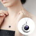 thumbnail image 2 of 12 Constellation Demi-Lune Signe du Zodiaque Astrologie Pendentif Collier, 2 of 10