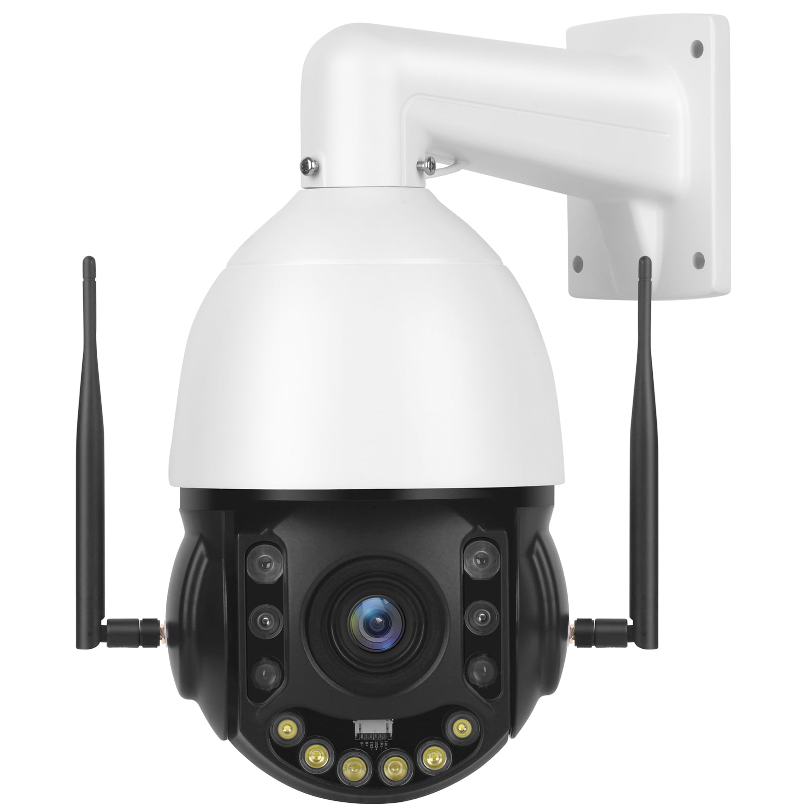WiFi PTZ Outdoor Security Camera with 30X Optical Zoom, 2K HD Color/IR Starlight Night Vision, 2 Way Talk, Local/ Cloud Storage - Walmart.com
